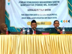 Hairul Anwar di Tengah Mahasiswa Santri Banyuanyar