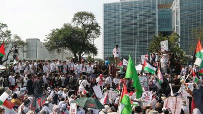 Sekitar 1 Juta Orang Demo Kedubes AS, Minta Pembebasan Palestina