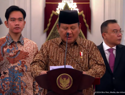 Daftar Lengkap Nama-Nama Menteri Kabinet Merah Putih