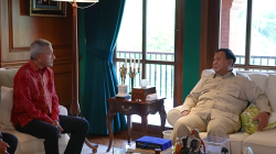 Menlu Singapura Vivian Balakrishnan Medadak Menemui Prabowo di Hambalang